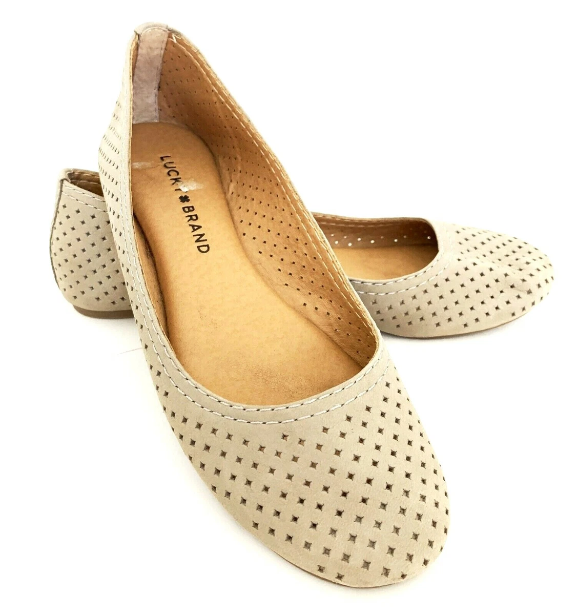 Lucky brand sales perforated flats