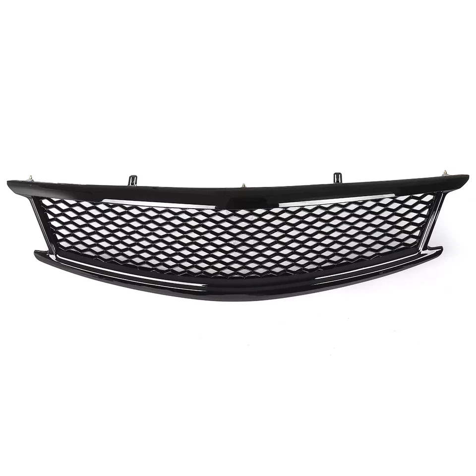 Parrilla superior parachoques delantero negro brillante estilo Skyline para Infiniti G37 sedán 10-14 Foto 4 de 4
