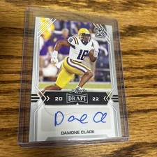 2022 Leaf Draft #BA-DC1 Damone Clark Auto LSU Tigers