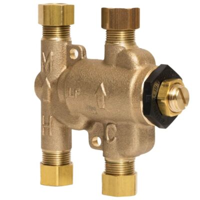 Watts 0204152 Lfusg-b M3 Thermostatic Mixing Valve 3/8 Inch Compression Brass