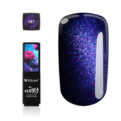 SILCARE Flexy UV LED Hybrid Color Nail Polish 001-252 Every Color Soak Off Gel - Picture 190 of 249