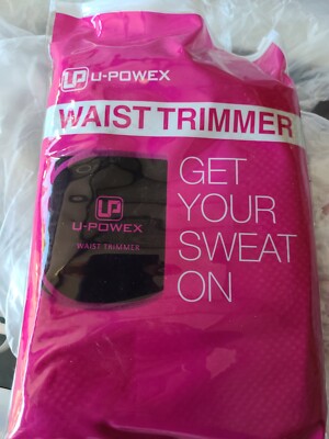 TWO U-Powex Waist Trimmer Size Medium ~ w/carry pouch ~ NEW