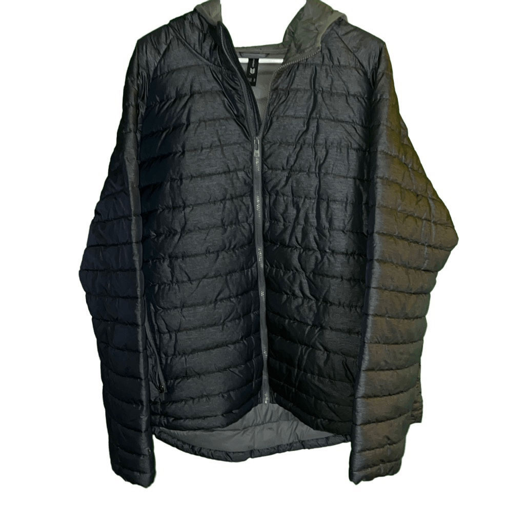 Black Puffer Jacket for Men - Warm Winter Coat with Hood-image