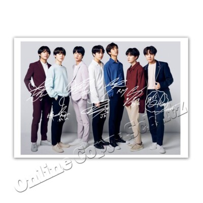 BTS  (Actor, BTS Feat. Halsey: Boy With Luv aka ''Bangtan Boys''  *  Autogrammfoto
