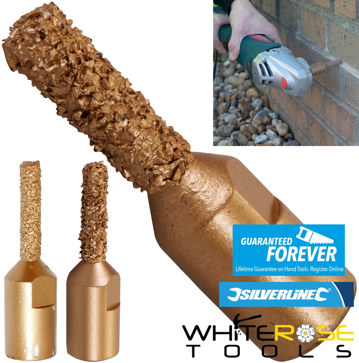 Silverline Mortar Rake Pointing Angle Grinder Tungsten Carbide Brick 8 10 12mm