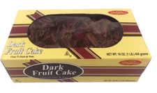 Jane Parker Dark Fruitcake Fruit Cake 16 Ounce Loaf FREE SHIPPING!