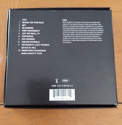 Paul McCartney & Wings Band on the Run 25th Anniv 2-CD Box Set w