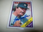 1988 TOPPS LOU PINIELLA AUTOGRAPH SIGNED AUTO #44 NEW YORK YANKEES