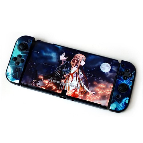 New Protection Case Grip Hard Thin Cover Shell Dockable for Switch OLED AU - Picture 30 of 83