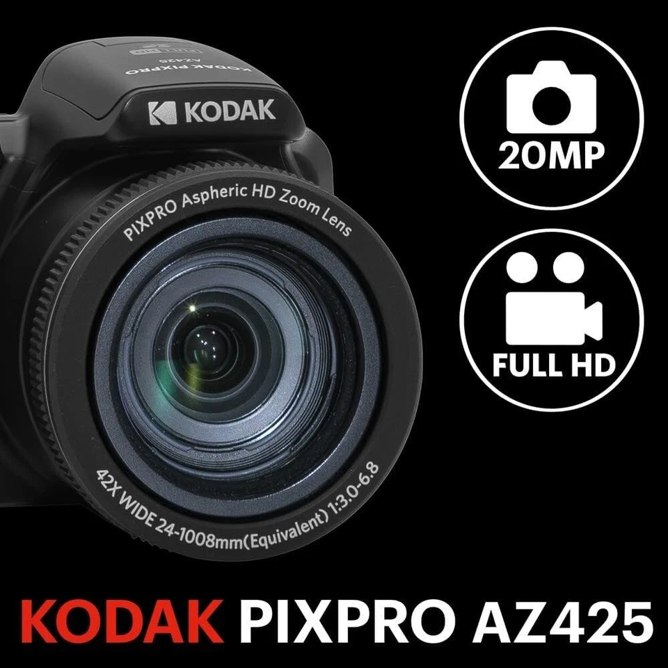 Kodak Pixpro Astro Zoom AZ425 - Digitale Kamera Bridge-Kamera - Bild 4 von 4