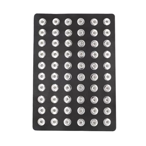 60 Snap Button Base Bead Display Holder Organizer Storage 18/20mm Includes Charm - Bild 8 von 17
