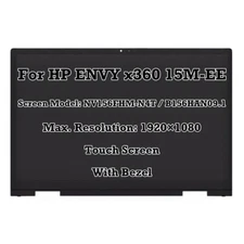 For HP Envy x360 15-EE1010NR L93183-001 L93181-001 FHD LCD Touch Screen Assembly