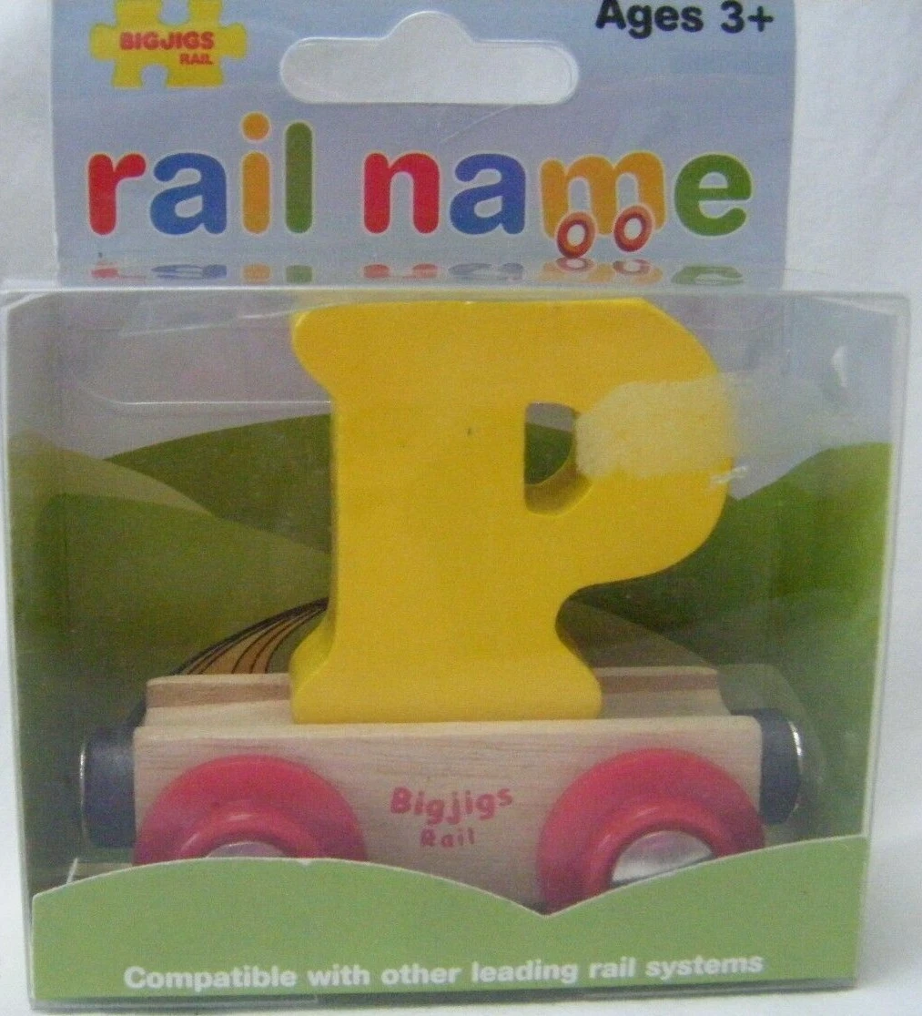 Bigjigs name train sales
