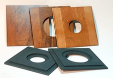 1 Wooden Lensboard 5.2" x 5.2" for KORONA 7" x 17", undrilled, or free hole