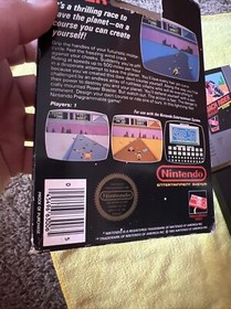 Nintendo NES Mach Rider Sticker Seal Game Black Box No Manual Test Market Rare