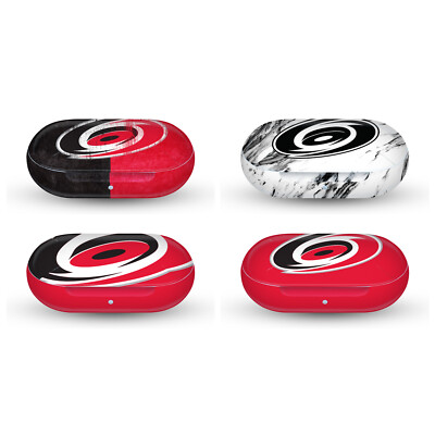 OFFICIAL NHL CAROLINA HURRICANES VINYL STICKER SKIN DECAL COVER FOR SAMSUNG BUDS