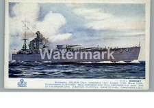 21141. Royal Navy. H.M.S. Rodney. Printed. Unposted
