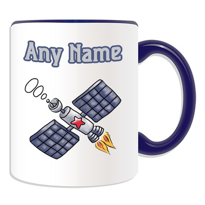 Personalisiertes Geschenk Künstlicher Satellit Becher Geldbox Tasse Kommunikation Raum