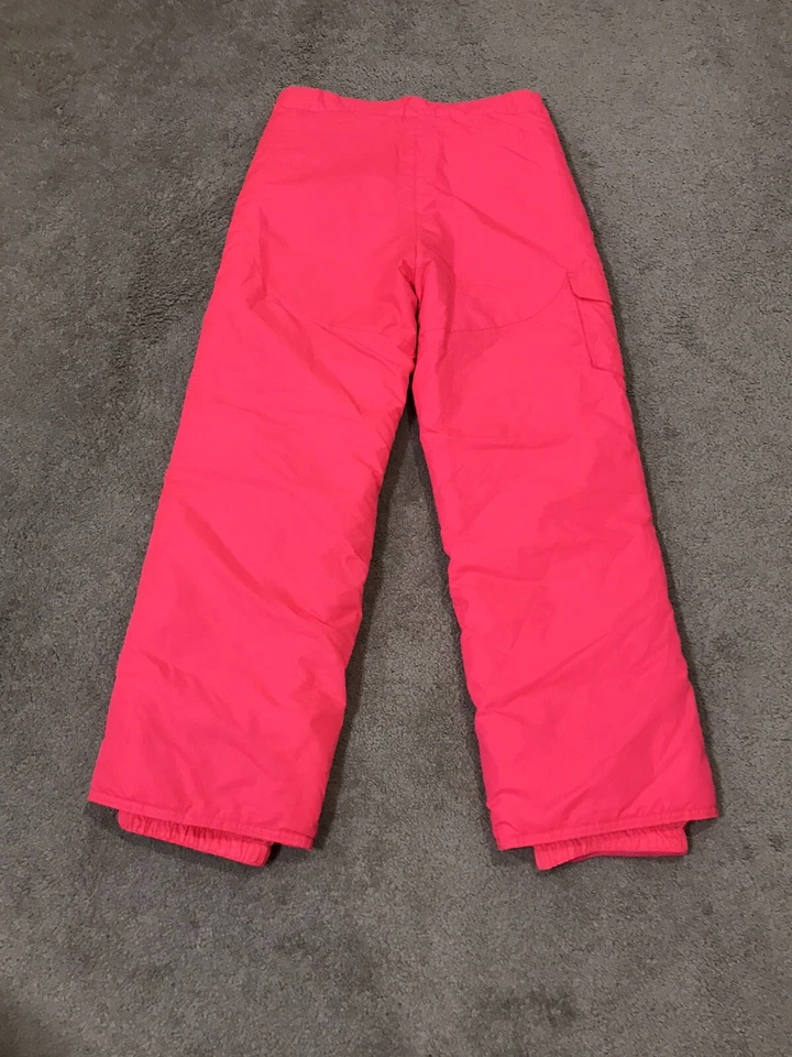 Pantalones de esquí Champion para niñas talla XL (14/16) rosa intenso pantalones de snowboard bolsillos Foto 2 de 4