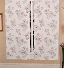 Coppia tendine A Vetro Per Finestra E Portafinestra largh.cm. 70 Floreale