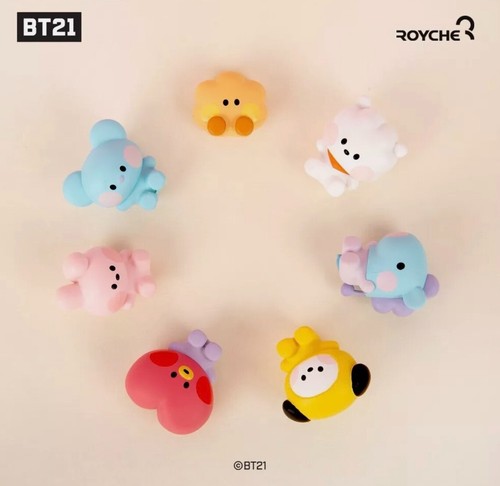 BT21 OFFICIAL MININI MONITOR FIGURINE KOYA MANG SHOOKY CHIMMY COOKY RJ TATA - Picture 3 of 17