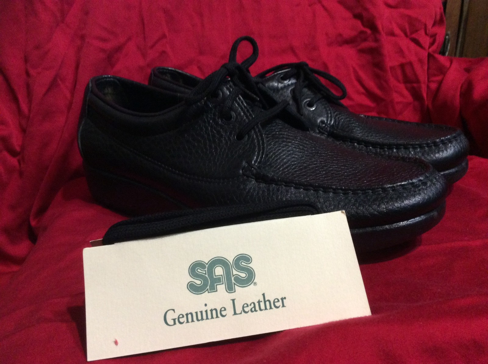 Genuine SAS schwarz pebbled W Leder Herren comfort schuhe Größe 11.5 W pebbled 08e9bc Genuine SAS schwarz pebbled W Leder Herren comfort schuhe Größe 11.5 W pebbled 08e9bc
