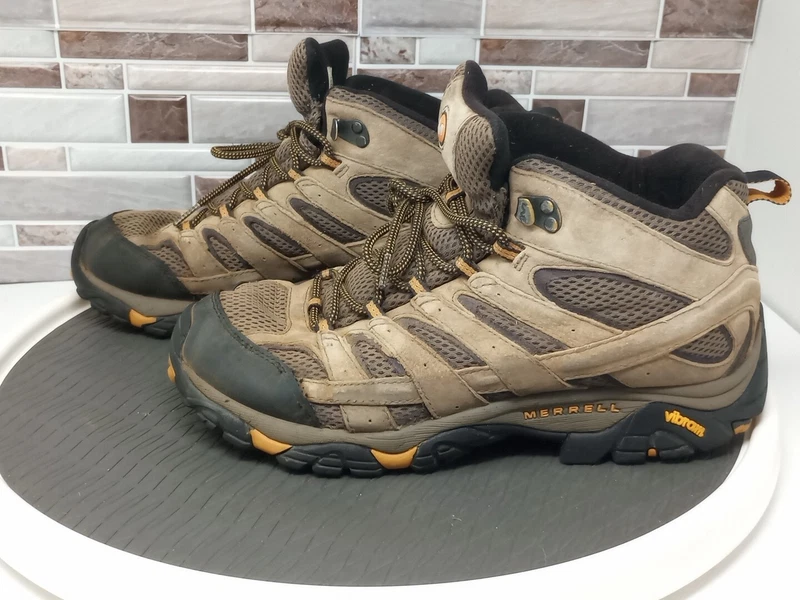 merrell moab 2 mid vent hiking pre owned flaw boots