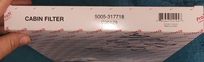 ProTube Cabin Filter