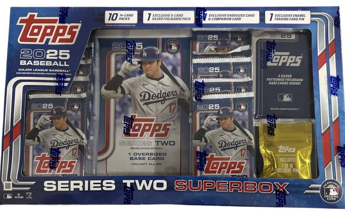 2025 Topps Series 2 Baseball Super Box - Factory Sealed