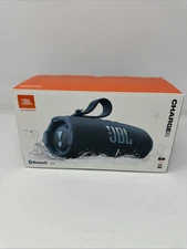 JBL Charge 6 Portable Waterproof Bluetooth Speaker with Carrying Strap Blue