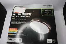 (1-Pk) Commercial Electric Flexinstall Cut Out Integrated LED Flush Mount-Sealed