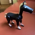 Vintage Fisher-Price Little People Black Horse