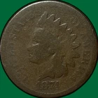 1874 Indian Head Cent Good G Coin #35258