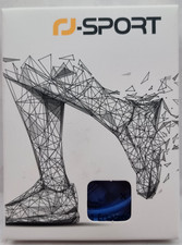 New RJ-Sport Tieless Elastic Shoe Laces Heavy Duty No Tie Shoelaces Blue