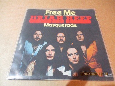 (107)  7'' Single - Vinyl - Uriah Heep - Free me