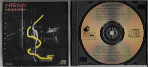 Synergy Cd SYNERGY (CORDS) Original 1980s Electronic Progressive Rock CD - 10 Trax ...