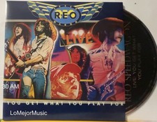 Rare No Longer Made CD Card Sleeve Reo Speedwagon Live You get what you play 4