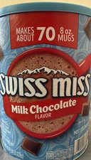 Swiss Miss Milk Chocolate Hot Cocoa Mix, 8 oz Mugs, Makes 70 Cups, Rich & Creamy