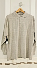 New with tag Galaxy by Harvic men's long sleeve polo shirt