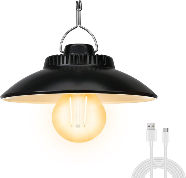 Campinglampe Aufladbar, Yizhet Retro Led Campinglaterne, 200 Lumen, IPX4 Wasserd-image