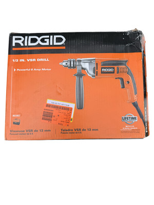 RIDGID R71111 8-Amp 1/2 in. Heavy-Duty Variable Speed Reversible Drill