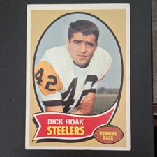 Topps 1970 Dick Hoak Pittsburgh Steelers #28 Base Set Football Card NFL
