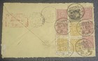 CHINA TIENTSIN 1948 FRONT COVER TO BEYOGLU TURKEY MULTIPLE FRANKING — photo 1