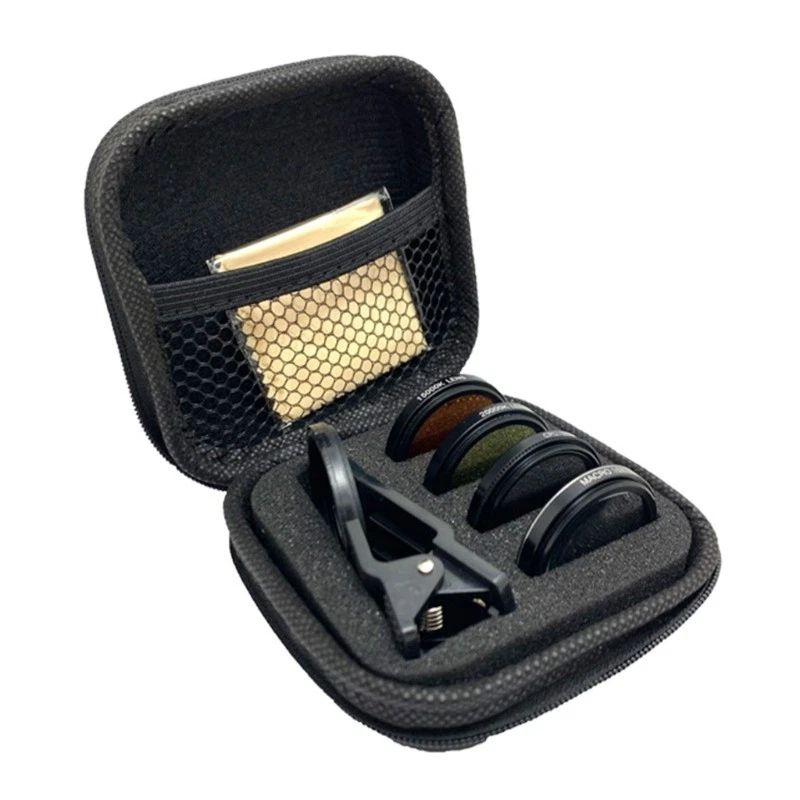 4 In1 Phone Camera Lens Filter Orange Yellow Lens Filter For Fish Tanks Aquarium