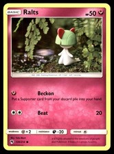 Ralts 139/214 Common Lost Thunder Pokemon Moderately Played on eBay