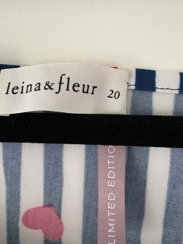 Leina & Fleur Size 20 London Top In Feel The Love - Picture 3 of 5