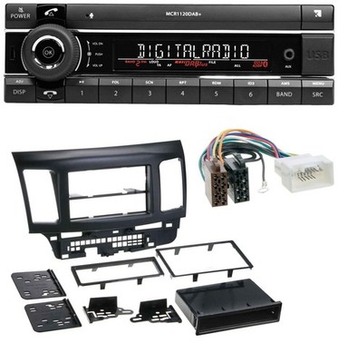 Kienzle Bluetooth MP3 USB DAB Car Stereo for Mitsubishi Evo Lancer (2008 onwards)