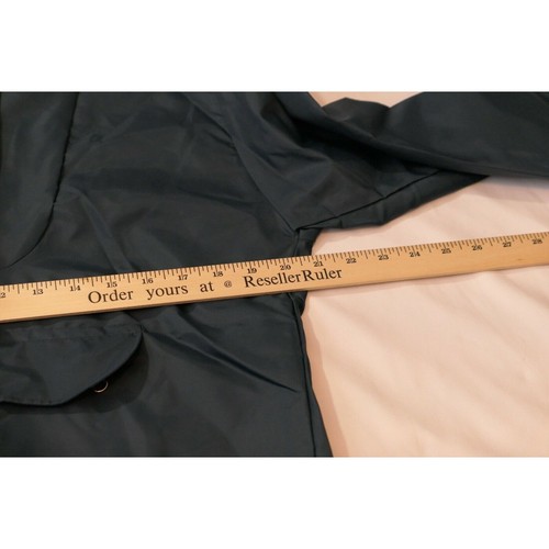 Chaqueta cortavientos vintage años 80 90 SIN VIENTO bolsillo frontal para hombre XS - Imagen 11 de 12