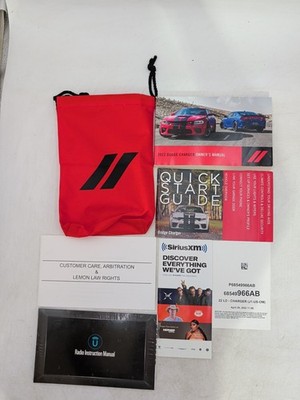 2022 Dodge Charger SRT Hellcat Owners Manual Original Set Gt R/T Radio