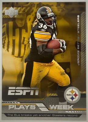 2005 Upper Deck ESPN Plays of the Week JEROME BETTIS #PW-6 Pittsburgh Steelers